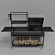 BBQ Grill and Firewood Combo 3D model small image 2