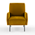 Elegant Tosconova Lena Armchair 3D model small image 2