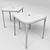 Sleek Air Table: The Perfect Blend of Style and Functionality 3D model small image 3