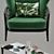 B&B Italia Erica Sofa Chair: Elegant, Modern, Poly-Sophistication 3D model small image 2