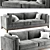 Modern 3D Sofa Design 3D model small image 1