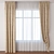 Sleek Design Window Curtain 3D model small image 1