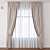 Elegant Drapery: Perfect Window Accessory 3D model small image 1