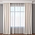 Elegant Drapery Panel: Russian to English Translation Needed 3D model small image 1