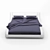 Spacious King-Sized Bed 3D model small image 2