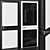 Sleek Bianco Gloss Doors 3D model small image 1