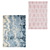 Marble Blue Digital Print Rug 3D model small image 1