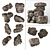 Elegant Granite Rock Stone 3D model small image 1