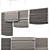 4-in-1 Roman Blind with Fabric Variations 3D model small image 2