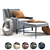  Baker Presido Lounge Set: 3D High-Detailed Chair, Stool & Accent Table 3D model small image 1