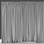 Elegant Curtains and Tulle Set 3D model small image 3