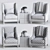 Emma Chair Set: Elegant and Versatile 3D model small image 3