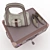 Travel Essentials: Stylish Luggage Set 3D model small image 2