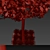 Stone Oak in Flowerpots | Elegant Quercus ilex Tree 3D model small image 2