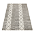 Scandi Flatweave Rug 3D model small image 3