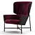 Modern Coastal Armchair 3D model small image 3