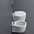 SmartB-XES Wall-Hung WC & Bidet 3D model small image 2