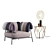Tirella Armchair: Elegant Comfort 3D model small image 2