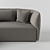 Chamfer Modular Sofa by Moroso 3D model small image 2