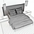 Elegant Bedframe: miniforms 3D model small image 3