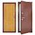 Premium Steel Entry Doors - Groff P 3D model small image 2