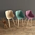 Stylish Bar Stool 3D model small image 2