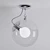 Miconos Blown Glass Pendant Light 3D model small image 1