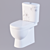 Title: Sanita Luxe Art Flora WC - Compact and Stylish 3D model small image 1