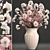 Cherry Blossom Carnation Bouquet 3D model small image 1