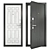 Premium Steel Entrance Doors by Groff P 3D model small image 1