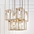 Modern Brass Ceiling Lantern 3D model small image 1