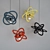 Revolutionary Circle Suspension Lights 3D model small image 1