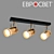 Bronze LED Wall Light Eurosvet 3D model small image 1