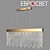 Eurosvet Triomphe LED Crystal Suspension Light 3D model small image 1