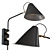 Modern Black Wall Lamp | House Doctor 3D model small image 1