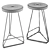 Geometric Luxury: Delta Counter Stool 3D model small image 3