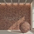 Vintage Brick Wall Texture 3D model small image 2