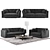 Italian Luxury: CTS Salotti Open Sofas 3D model small image 1