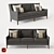 Restoration Hardware Sloan Wingback Sofa 3D model small image 1