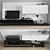Modern TV Stand Set with Shelving 3D model small image 1