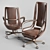 Elegant Giorgetti Clip Armchair 3D model small image 2