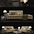 Luxury Poliform Sofa Set 3D model small image 2