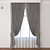 Refined Curtain Design 3D model small image 1
