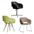 Modern Armchairs with Chic Design 3D model small image 1