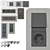 Gira E3 Switches & Outlets 3D model small image 1