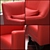 Kanzas Armchair: Comfortable and Stylish 3D model small image 3