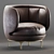 Vuelta 80 Leather Armchair by Wittmann 3D model small image 1