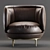 Vuelta 80 Leather Armchair by Wittmann 3D model small image 2