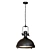 Elegant Black Pendant Lamp 3D model small image 2