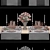 Blooming Elegance: ZARA HOME Table Setting 3D model small image 3